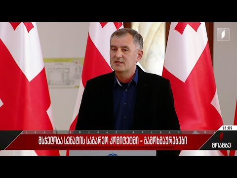 მსჯელობა სენატის საგარეო კომიტეტში - გამოხმაურებები